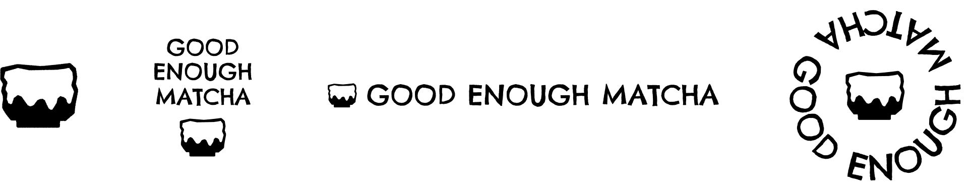 Good Enough Matcha logo configurations